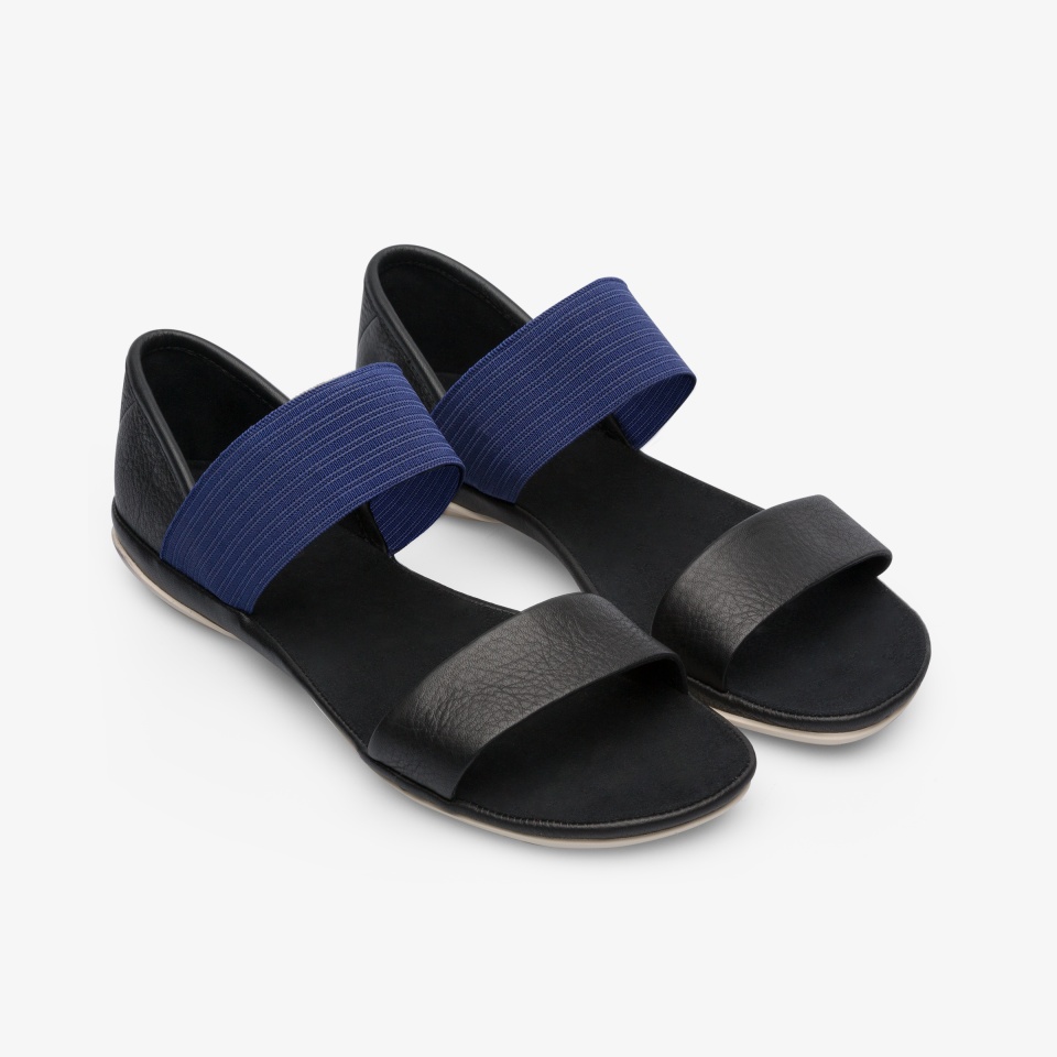 Sandalias Camper Right Mujer - Negras/Azules | Camper Mexico + 9261ECZWQ